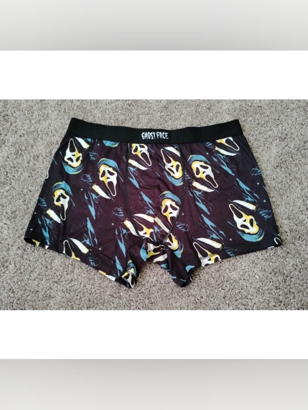 Ghost Face Scream Horror Movie Men's Boxer